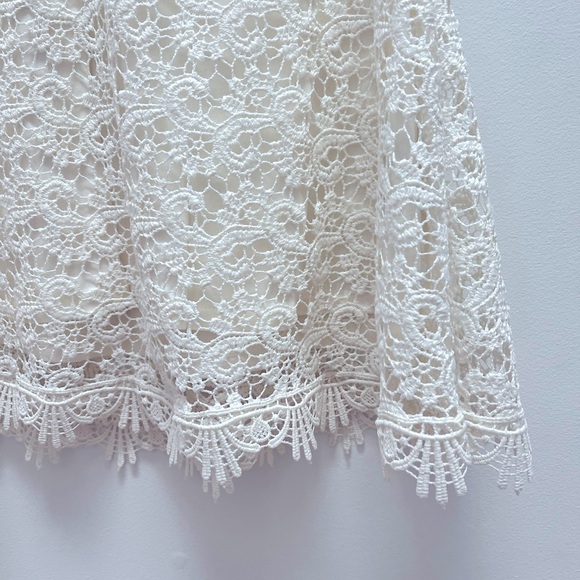 Zara Girls off-white/ivory Lace Dress size 13-14 - Picture 2 of 7